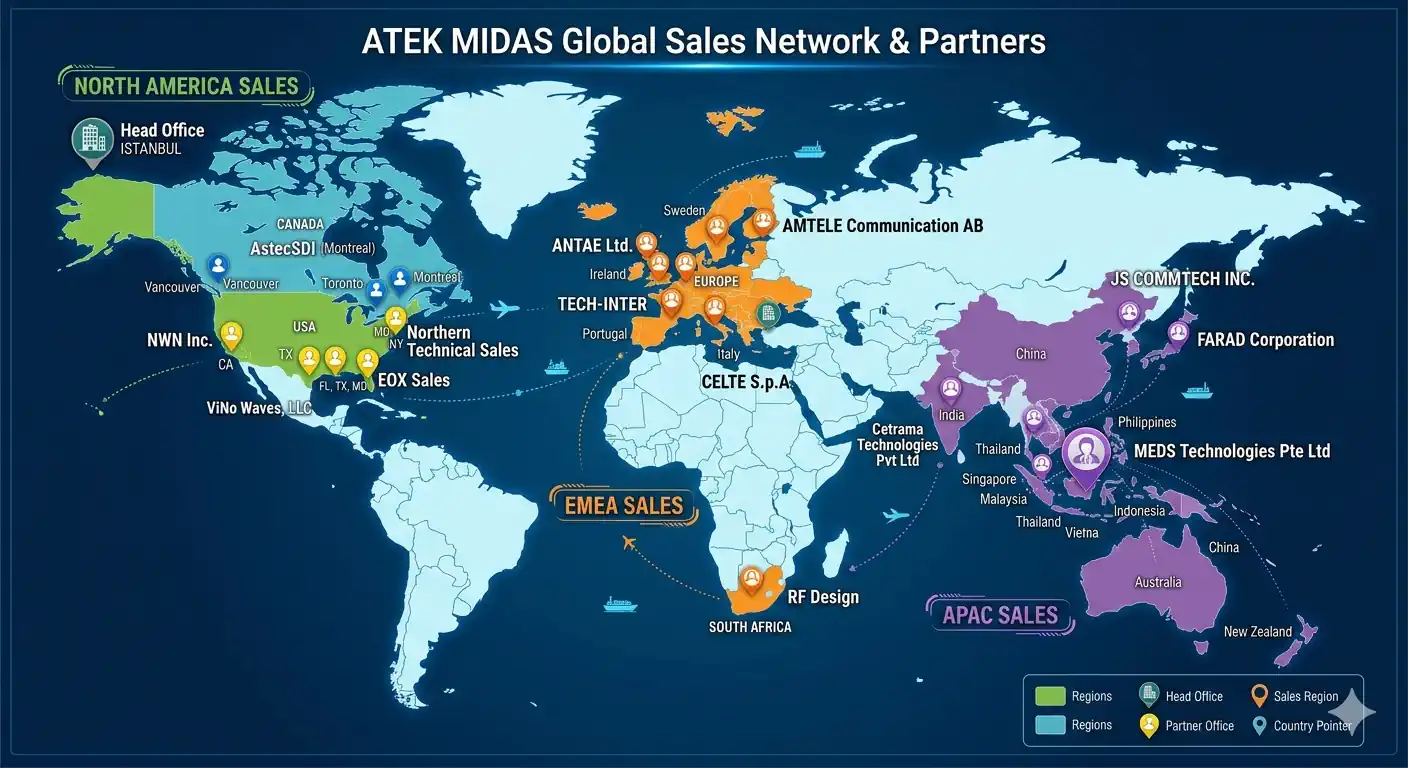 ATEK MIDAS and rep areas